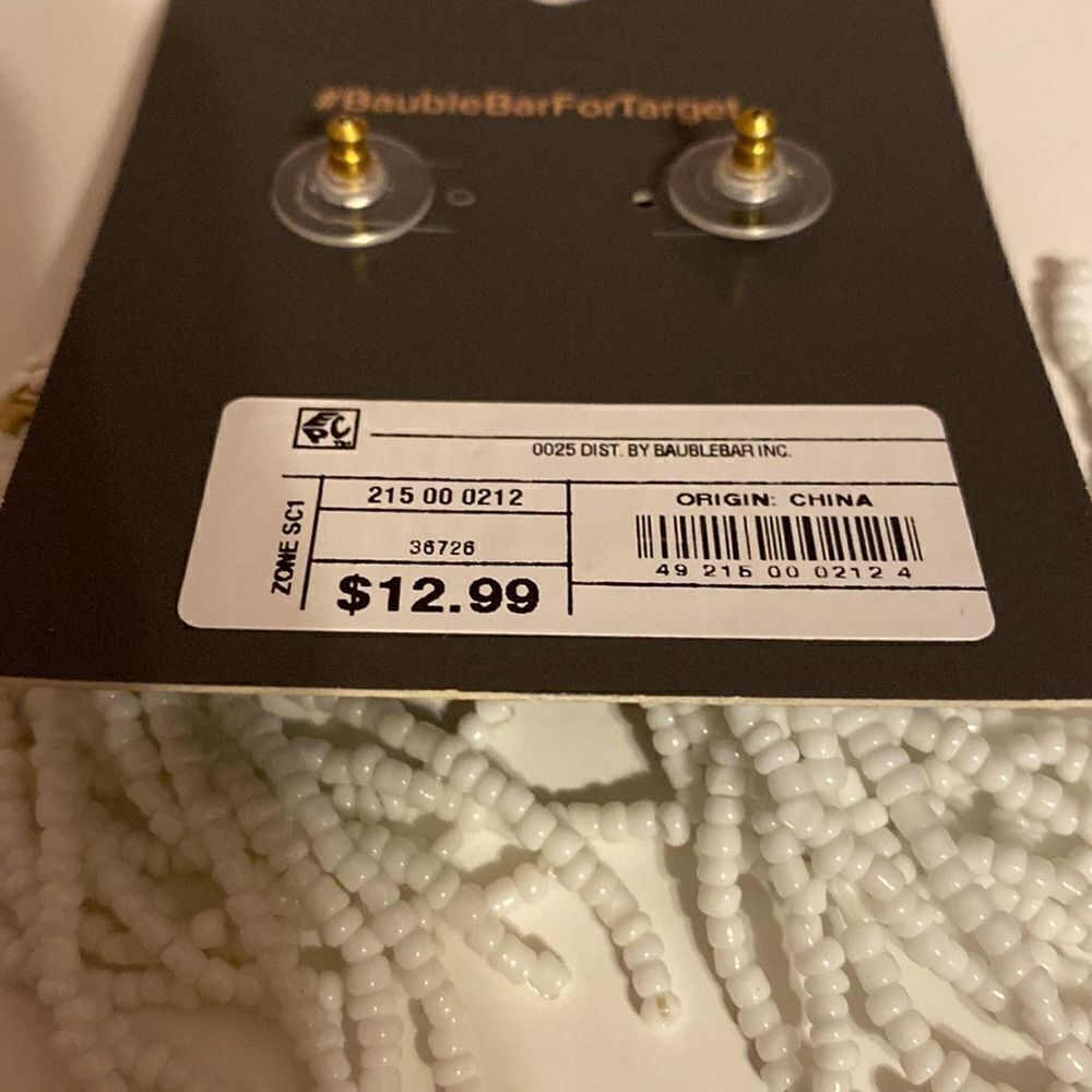 Bauble Bar Earrings NWOT - Picture 2 of 2